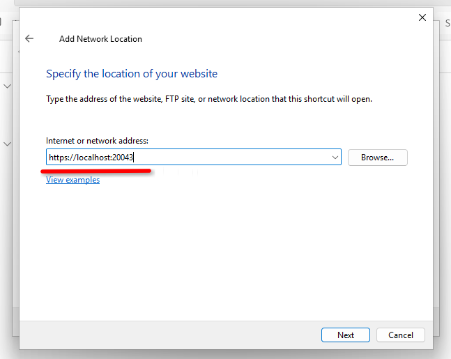 explorer webdav location